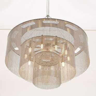 Подвесная люстра ONASSIS C10 серого цвета