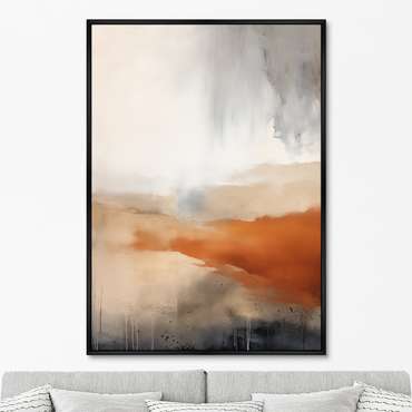 Репродукция картины Landscape collection, Rusty mist, No 2, 2024г.