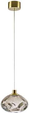 Подвесной светильник Odeon Light Mela 7044/4L серый/бронзов/металл/стекло LED 4W 3000K 220V