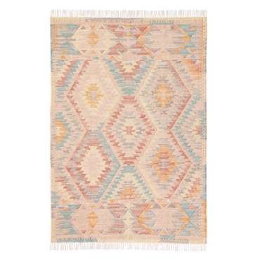 Ковер килим из шерсти Bebera 160x230 разноцветный