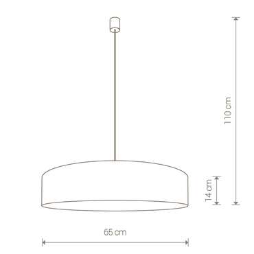 Подвесной светильник Turda 8947 (бумага, цвет серый)