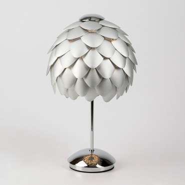 Настольная лампа Cedro серебряного цвета
