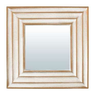 Зеркало настенное декоративное Кале белого цвета