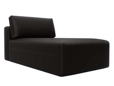 Модульное канапе Лига-060 темно-коричневого цвета (шенилл)