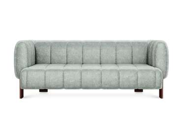 Диван Cassis светло-зеленого цвета с коричневыми ножками
