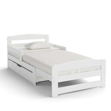 Кровать Toudou 90x200 белого цвета раздвижная