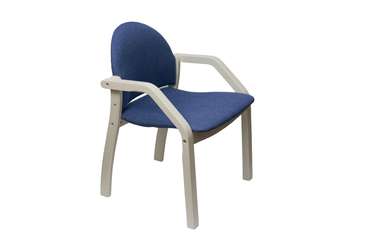 Стул-кресло Джуно сине-бежевого цвета