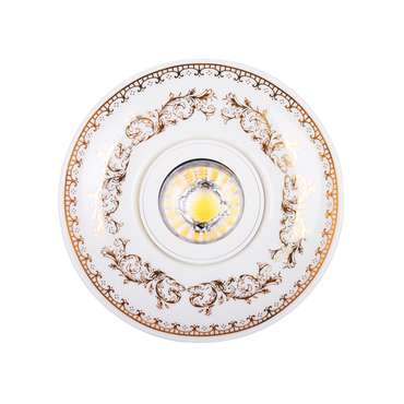 Точечный светильник 4005 (керамика, цвет золото)