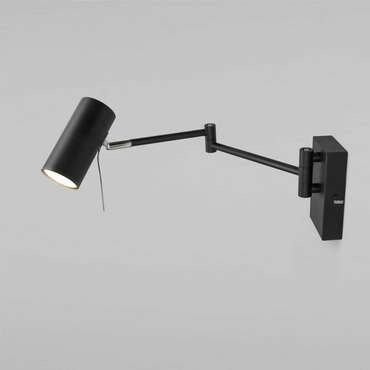 Настенный светильник с поворотным плафоном 20166/1 черный Lank