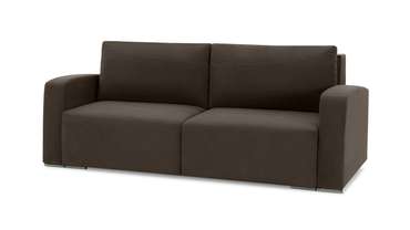 Прямой диван-кровать Окленд Лайт коричневого цвета