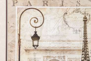 Постер с паспарту в раме "Paris Holiday"