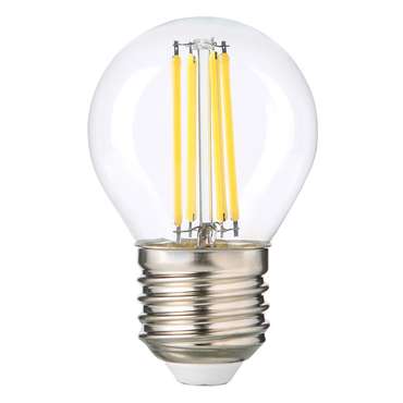 Светодиодная лампа E27 мощность 6W 4200K грушевидной формы