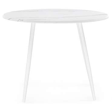 Обеденный стол Абилин 90 белого цвета