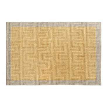 Ковер из полиэстера 160x230 желтого цвета