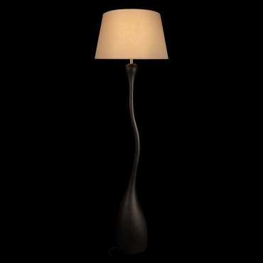 Торшер Ariadne 10571F Black (ткань, цвет бежевый)