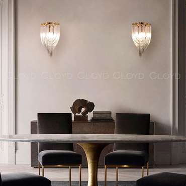 Бра Cloyd MEBIUS-B W1 / выс. 36 см - золото