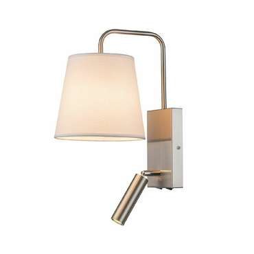 Бра Comfy 589/1A Chrome (ткань, цвет белый)