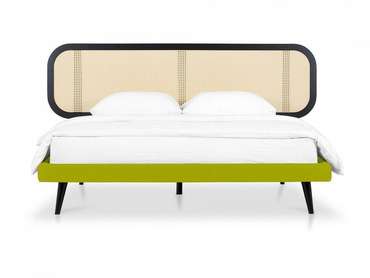 Кровать Male 160х200 зелено-бежевого цвета