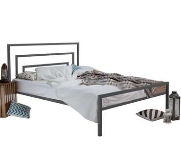 Кровать Атланта 120х200 серого цвета