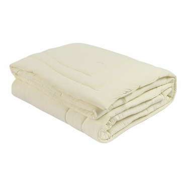 Трикотажное одеяло Роланд 195х215 кремового цвета