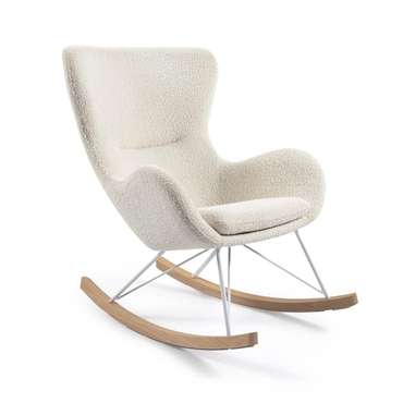 Кресло-качалка Vania белого цвета