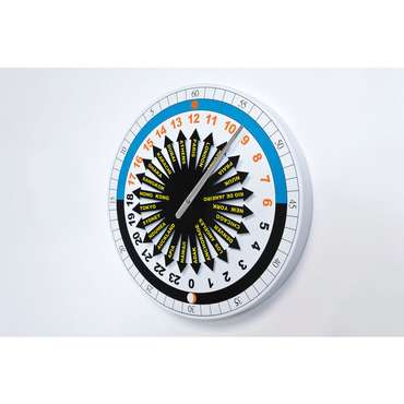 Часы настенные City Circle с крулым циферблатом