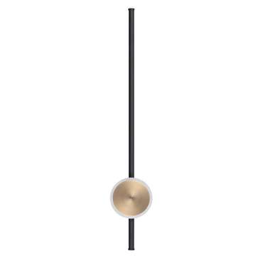 Настенный светодиодный светильник Stilo черно-бронзового цвета