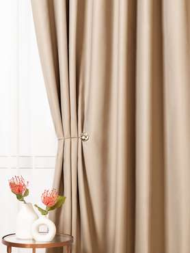 Штора Soul 200х250 бежевого цвета