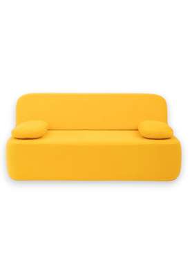 Бескаркасный диван Бабл желтого цвета