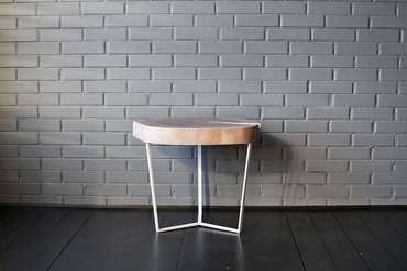 Кофейный стол Oak 12 бело-бежевого цвета