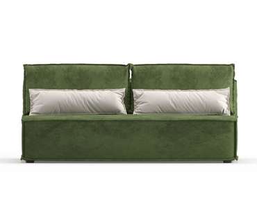 Диван-кровать Ли Рой Лайт в обивке из велюра зеленого цвета