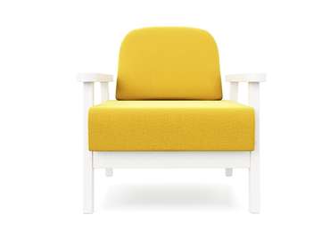 Кресло Флори желтого цвета