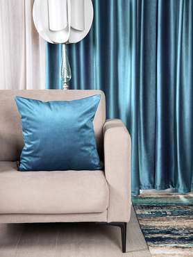 Декоративная подушка monaco blue 45х45 синего цвета