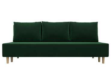 Диван-кровать Лига 033 темно-зеленого цвета