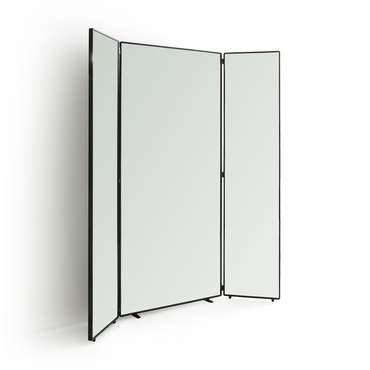 Зеркало напольное трехстворчатое Barbier серого цвета