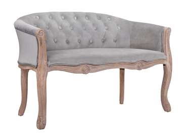 Диван Kandy double grey velvet серого цвета