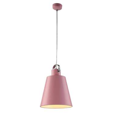 Подвесной светодиодный светильник розового цвета