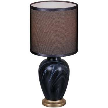 Настольная лампа 98474-0.7-01 BK (ткань, цвет черный)