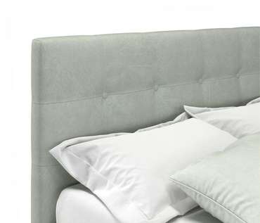 Кровать Selesta 160х200 серого цвета с ортопедическим основанием