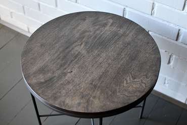 Кофейный стол Moon черно-серого цвета