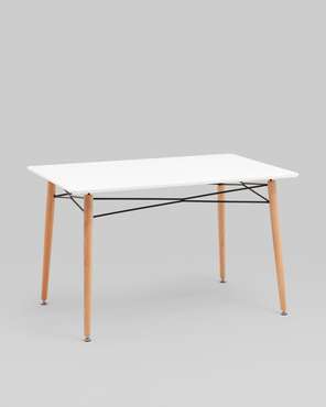 Обеденный стол Dsw Eames белого цвета