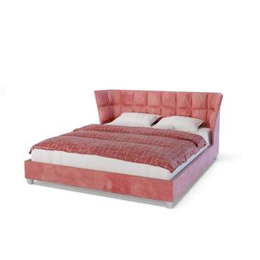 Кровать Гамма 160х200 красного цвета без подъемного механизма