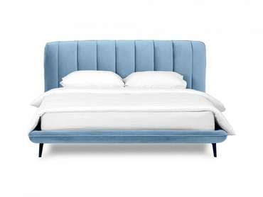 Кровать Amsterdam 160х200 голубого цвета