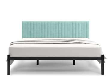 Кровать Лофт Mellisa Steccato 120х200 бирюзового цвета без подъемного механизма