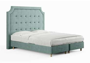 Кровать Elysium 160х200 мятного цвета с двумя основаниями