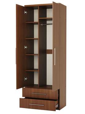 Шкаф комбинированный с ящиками Мелодия МКЯ-22 80 цвета орех