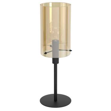Настольная лампа Polverara с янтарным плафоном