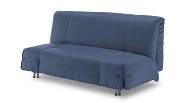 Диван-кровать Генуя S синего цвета 
