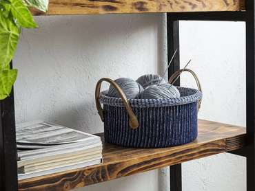 Корзина Todi Blue S синего цвета