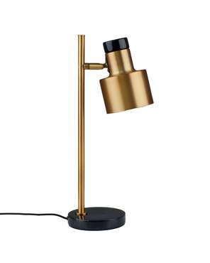 Лампа настольная Goldy V11307-1T золотисто-черного цвета